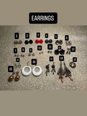 Jewelry: Earrings, Rings, Chokers, Necklaces & Headband